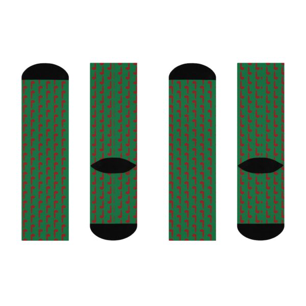Cock Crew Socks - Green - Image 3