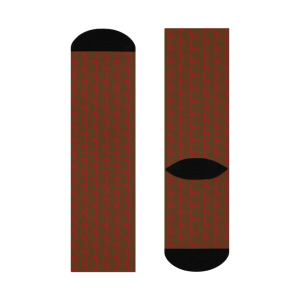 Cock Crew Socks - Brown - Image 4