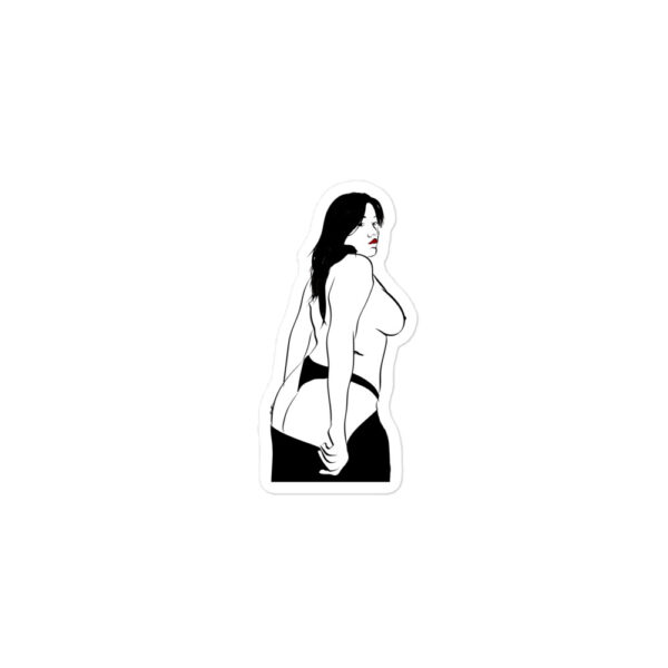 Lady 1 - Bubble-free stickers - Image 3