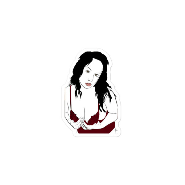 Lady 3 - Bubble-free stickers - Image 2