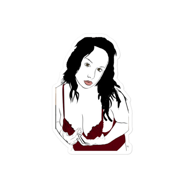Lady 3 - Bubble-free stickers - Image 3