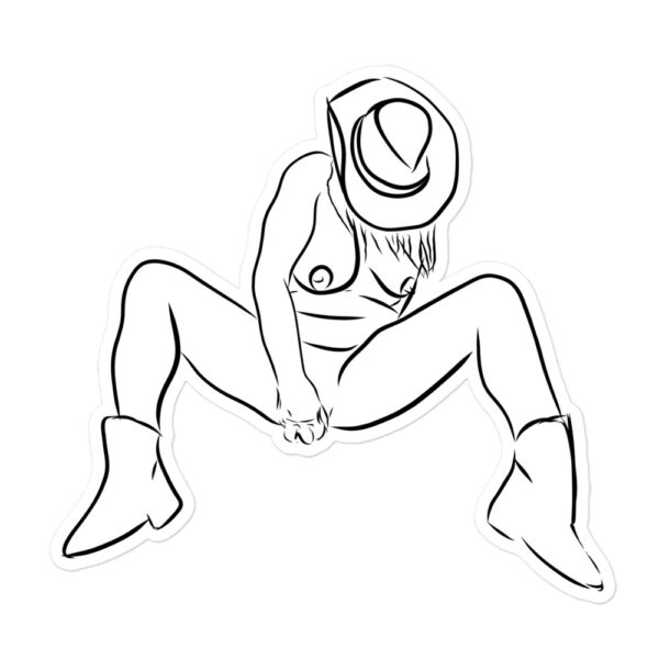 Cowgirl 1 - Bubble-free stickers